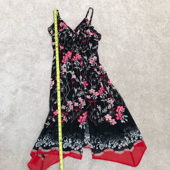 Express Womens Sundress XS Floral Spaghetti strap - Picture 5 of 11